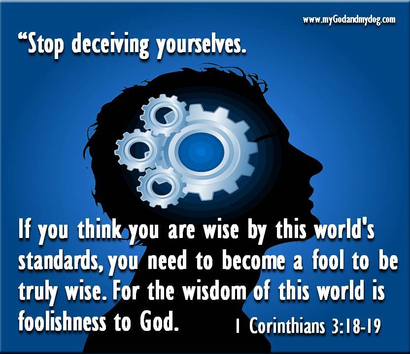 1 Corinthians 3:18-19